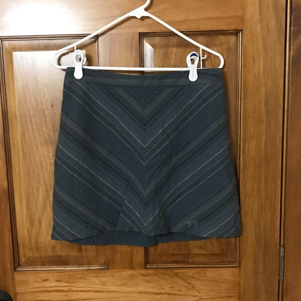 Blue mini skirt